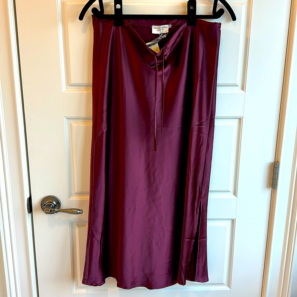 Burgundy Wine Skirt NEW WITH TAGS !